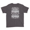 Real Kings Are Born On December 24 Youth Tee
