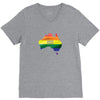 Australia Lgbt V-Neck Tee