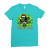 santa claws Ladies Fitted T-Shirt