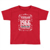 vintage made in 1966 perfectly aged a living legend Toddler T-shirt