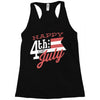 happy 4th of july Racerback Tank