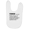Feminism Noun Baby Bibs