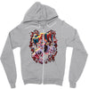 wicked jester skull Zipper Hoodie