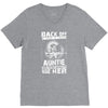 Back Of I Have A Crazy Auntie And I am not Afraid To Use Her V-Neck Tee