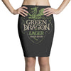 green dragon lager Pencil Skirts