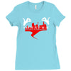 parkour jump freestyle Ladies Fitted T-Shirt