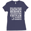 Vietnam Veteran Daughter Ladies Fitted T-Shirt