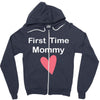 first time mommy Zipper Hoodie