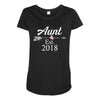 Aunt Est.2018. Maternity Scoop Neck T-shirt