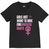 Girls Just Want to Have Fundamental Rights V-Neck Tee