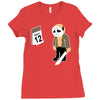 friday the 12th funny horror movie Ladies Fitted T-Shirt