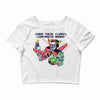 lion mouth hands Crop Top