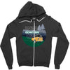 Way Down We Go Zipper Hoodie