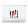 red running hood Accessory Pouches