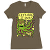 lets hug it out (2) Ladies Fitted T-Shirt