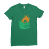 2016 dumpster fire Ladies Fitted T-Shirt