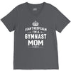 i can't keep calm i'm a gymnast mom V-Neck Tee
