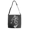 undefeated stencil football Adjustable Strap Totes