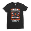 Never Underestimate the Strength of a Skin Cancer Warrior Ladies Fitted T-Shirt