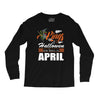 Halloween Kings Are Born In April Long Sleeve Shirts