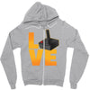 love stick Zipper Hoodie