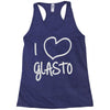 i love glasto Racerback Tank