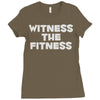 witness the fitness Ladies Fitted T-Shirt