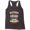 Super Cool Mother Of A Freaking Awesome Son Racerback Tank