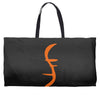 helix of heroes funny retro sci fi superhero symbol cool logo Weekender Totes