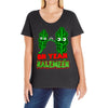 oh yeah kaleween Ladies Curvy T-Shirt