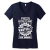 Pisces Hated By Many Wanted By Plenty Women's V-Neck T-Shirt