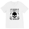 Life Begins at Forty 1978 the Birth of Legends V-Neck Tee