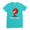 getting swole Ladies Fitted T-Shirt