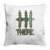 hi there Throw Pillow