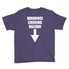 warning choking hazard printed Youth Tee