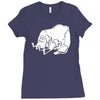 sancho und pancho kult fun fr&ouml;sche frog oldschool Ladies Fitted T-Shirt