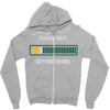 please wait. getting drunk. Zipper Hoodie
