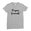 vegan feminist Ladies Fitted T-Shirt