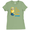 despicable me awesome perfect minio Ladies Fitted T-Shirt