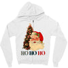 vintage santa christmas Zipper Hoodie