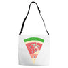watermelon and beach Adjustable Strap Totes