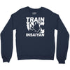 silver edition train insaiyan dragonball z insane bodybuilding goku Crewneck Sweatshirt