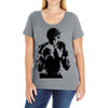 rocky balboa Ladies Curvy T-Shirt
