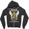fishing fanatic1 Zipper Hoodie