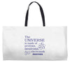 The Universe Is Made Of Protons Neutrons Elektrons And Morons Weekender Totes