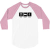 eat,sleep,golf 3/4 Sleeve Shirt