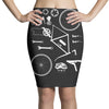 bicycle cyclopath bike hobby exploded Pencil Skirts