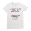 goog mom great mom Ladies Fitted T-Shirt