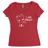 i am groot' guardians of the galaxy movie funny baby groot Women's Triblend Scoop T-shirt