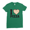 i Love Pizza Ladies Fitted T-Shirt